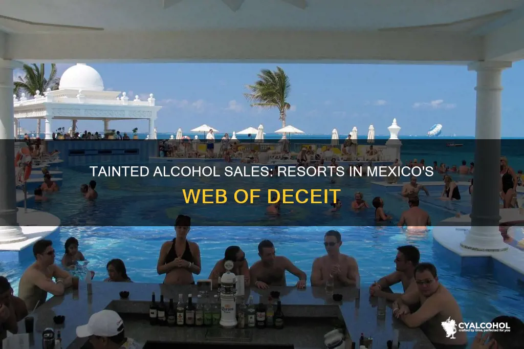 which resorts were involved in mexican tainted alcohol sales