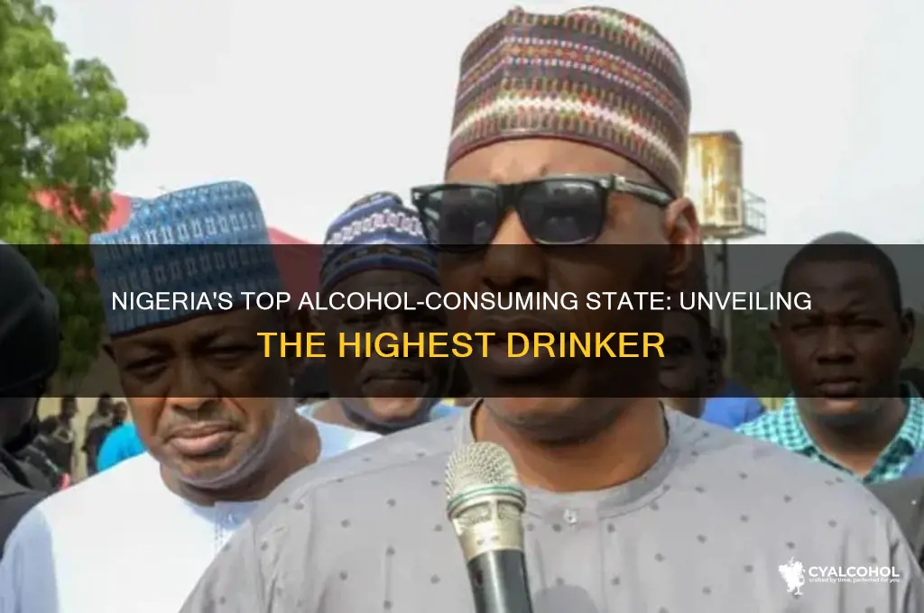 which state consumes the most alcohol in nigeria