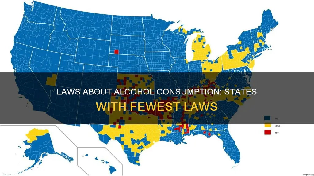 which state has the least laws of about alcohol consumption