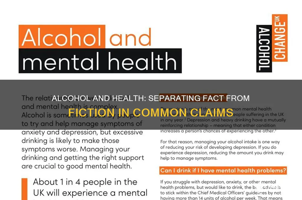 which statement about alcohol and health is correct