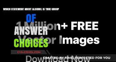 Alcohol Facts: True Statements About Alcohol