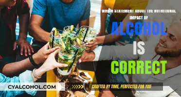 Alcohol's Nutritional Impact: Calorie-Dense but Nutritionally Empty