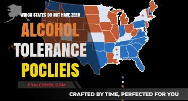 States With Lax Zero Alcohol Tolerance Policies