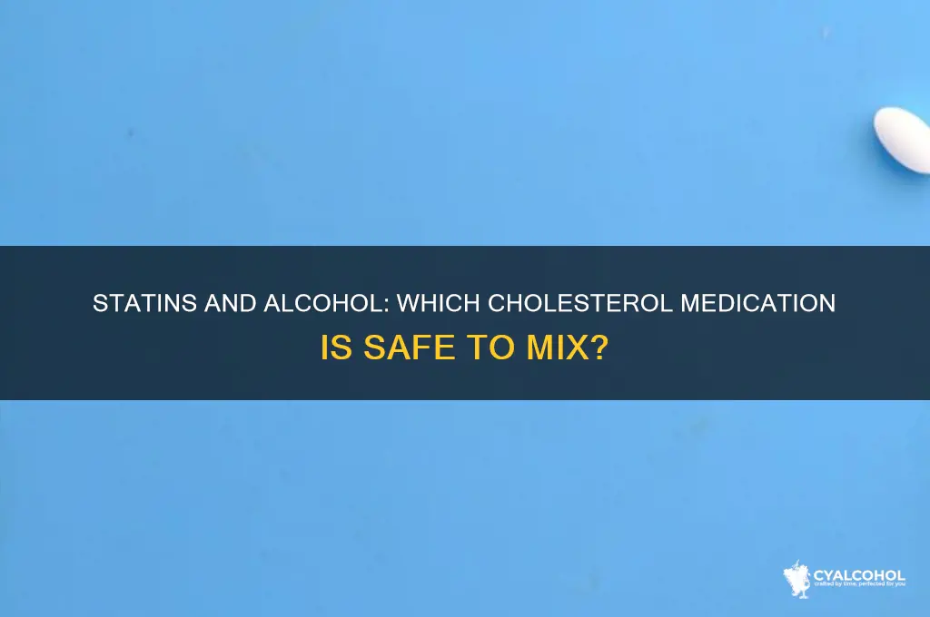 which statin is ok with alcohol