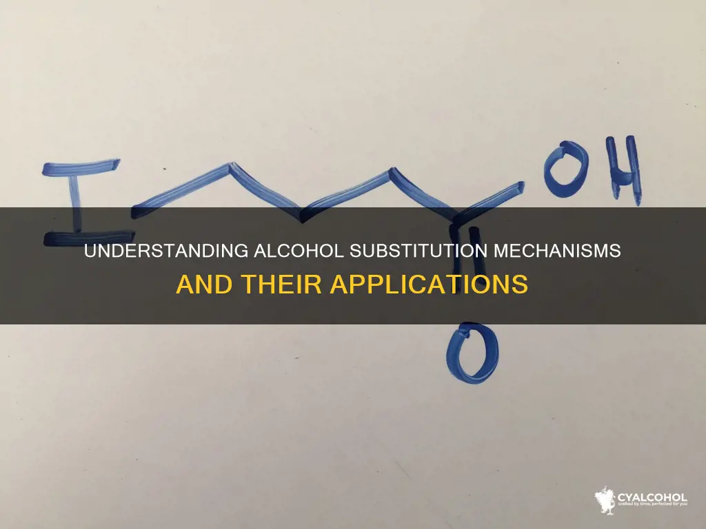 which substitution mechanism does each of the following alcohols involve