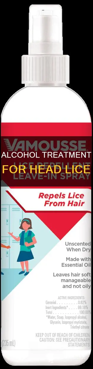 which type of alcohol is best for head lice