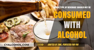 Alcohol and drinks: A risky combination