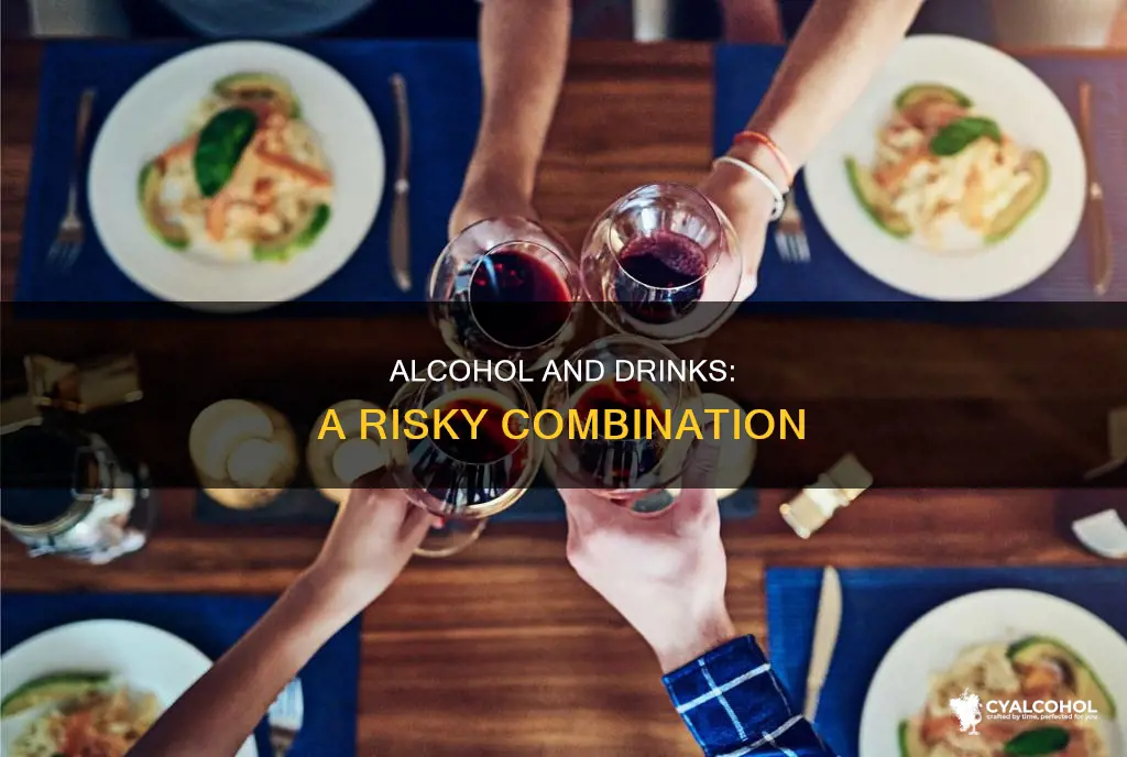which type of beverage should not be consumed with alcohol