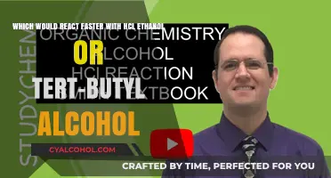 Comparing Reaction Rates: Ethanol vs Tert-Butyl Alcohol with HCl