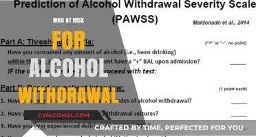 Understanding Alcohol Withdrawal Risks: Who is Most Vulnerable?