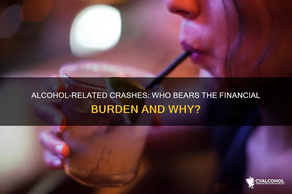 who bares the costs for alcohol related crashes