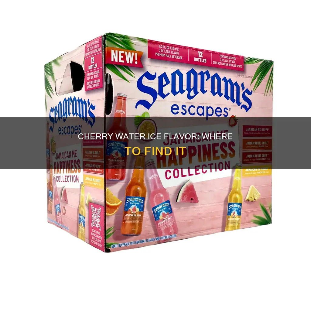 who carries the cherry water ice flavor by seagrams alcohol