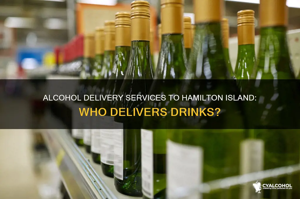 who delivers alcohol to hamilton island