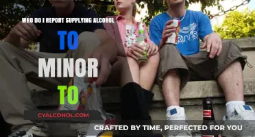 Where to Report: Selling Alcohol to Minors