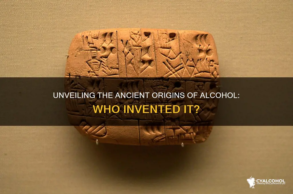 who invented alcoholl