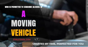 Drinking Alcohol in a Moving Vehicle: Who's Allowed?