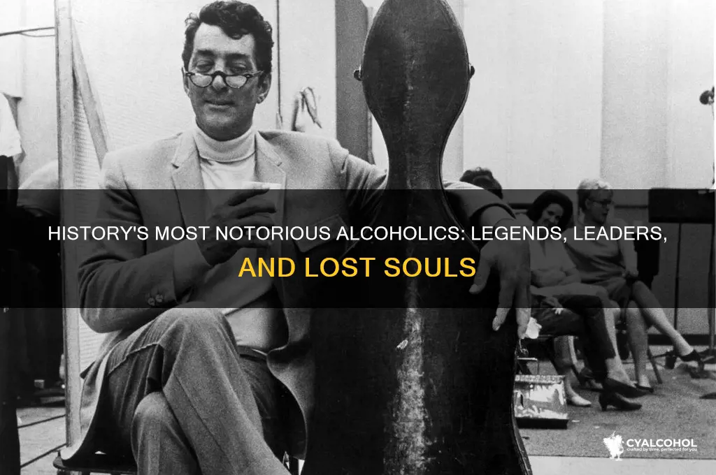 who is the biggest alcoholics of all time