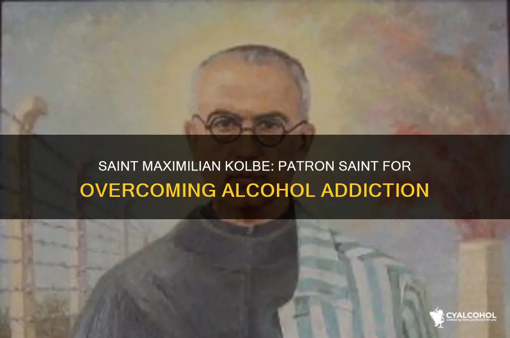who is the patron saint of alcohol addiction