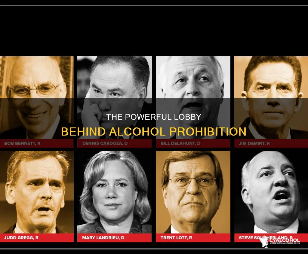 who lobbied the government to ban the sale of alcohol