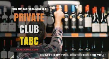 Who Pays for Alcohol in Private Clubs?