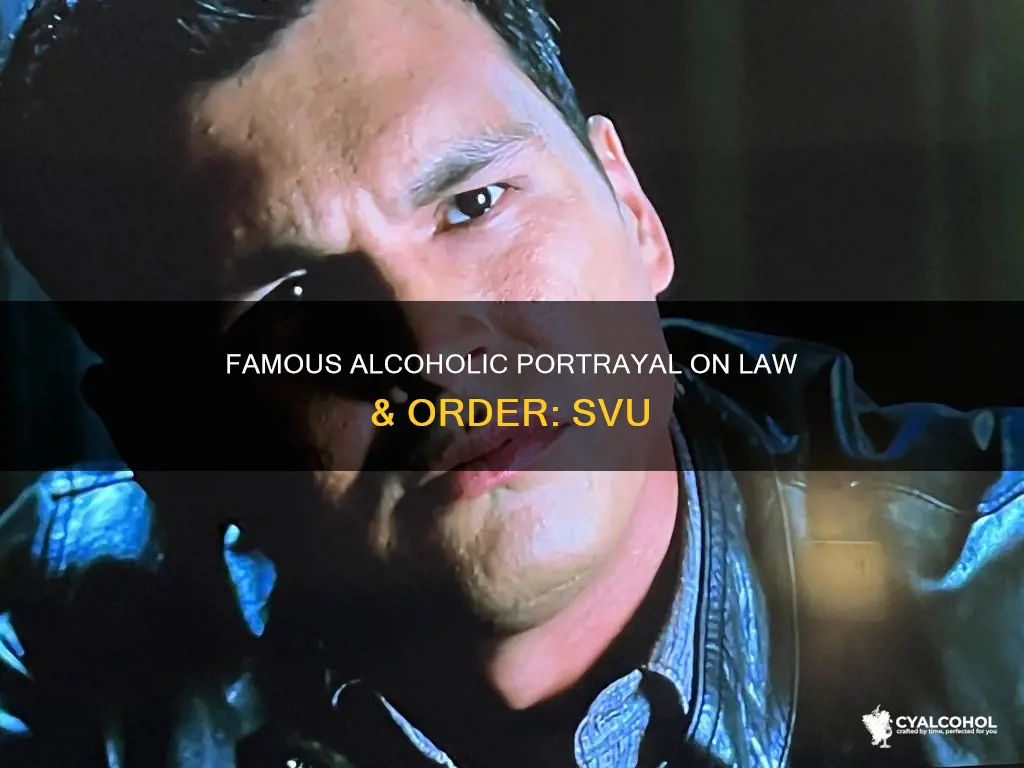 who played the alcoholic on law and order svu
