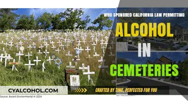 California Law Allowing Alcohol in Cemeteries: Who Sponsored the Bill?