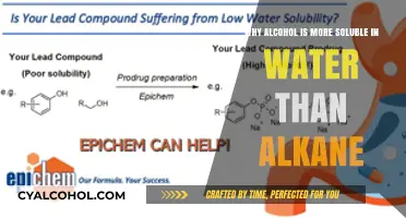 Alcohol's Water Solubility: Why It's Higher Than Alkanes