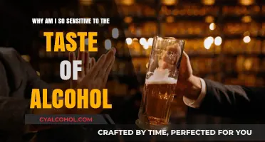 Alcohol Taste Sensitivity: Why Am I So Affected?