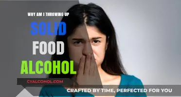 Vomiting Solid Food After Alcohol: Causes and Remedies Explained