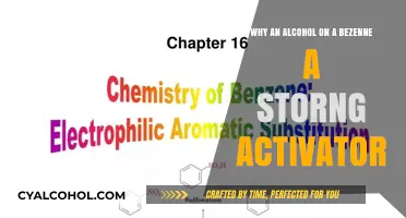 Alcohol's Benzene Activation: A Strong, Surprising Effect