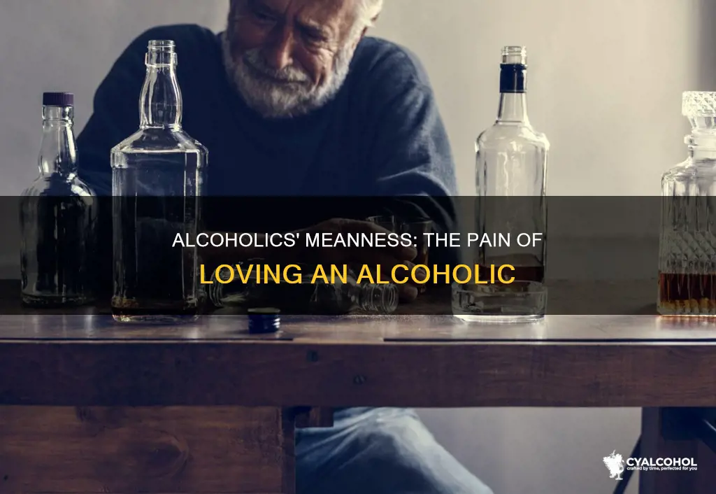why are alcoholics mean to the ones they love