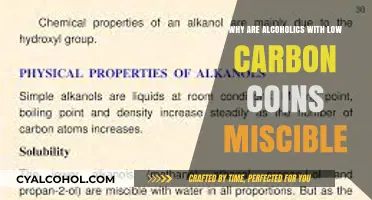 Why Alcoholics with Low Carbon Coins Are Miscible: Explained