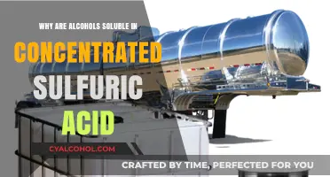 Why Alcohols Dissolve in Concentrated Sulfuric Acid: Explained