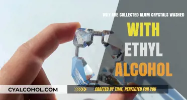 How to Clean Alum Crystals: Ethyl Alcohol Wash