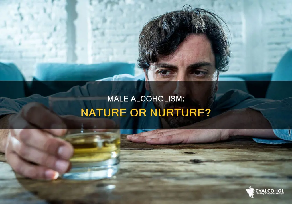 why are men more likely to be addicted to alcohol