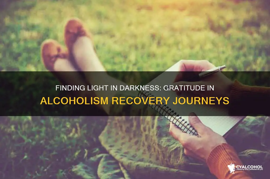 why are people grateful to be an alcoholic