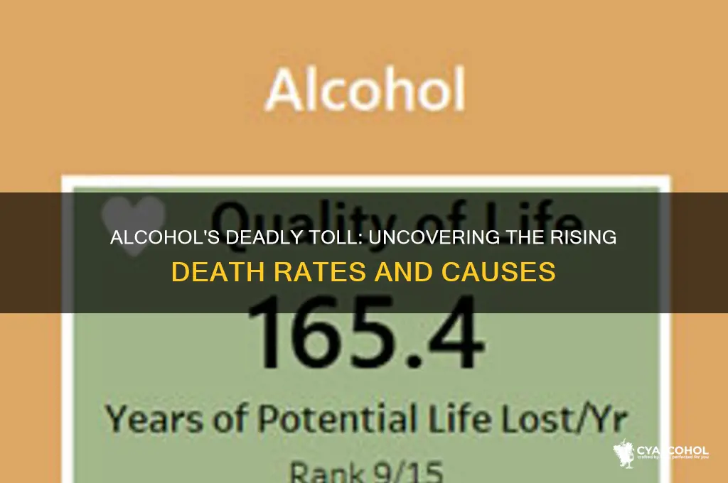 why are so many people dying from alcohol