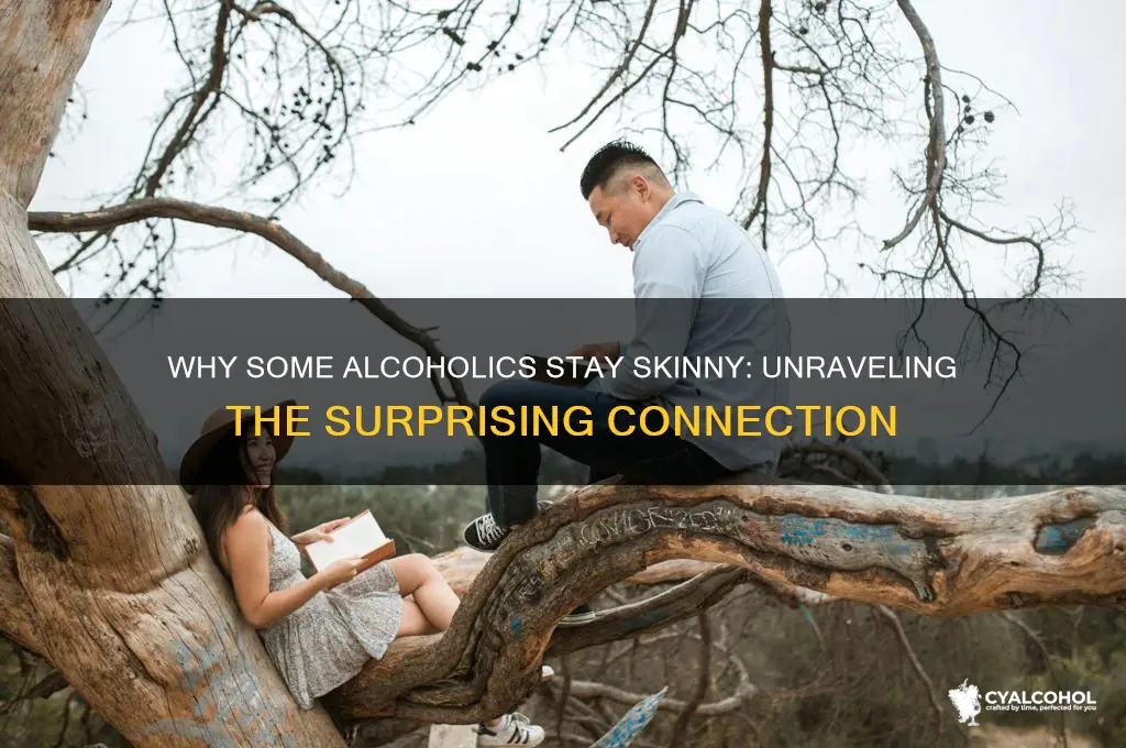 why are some alcoholics skinny
