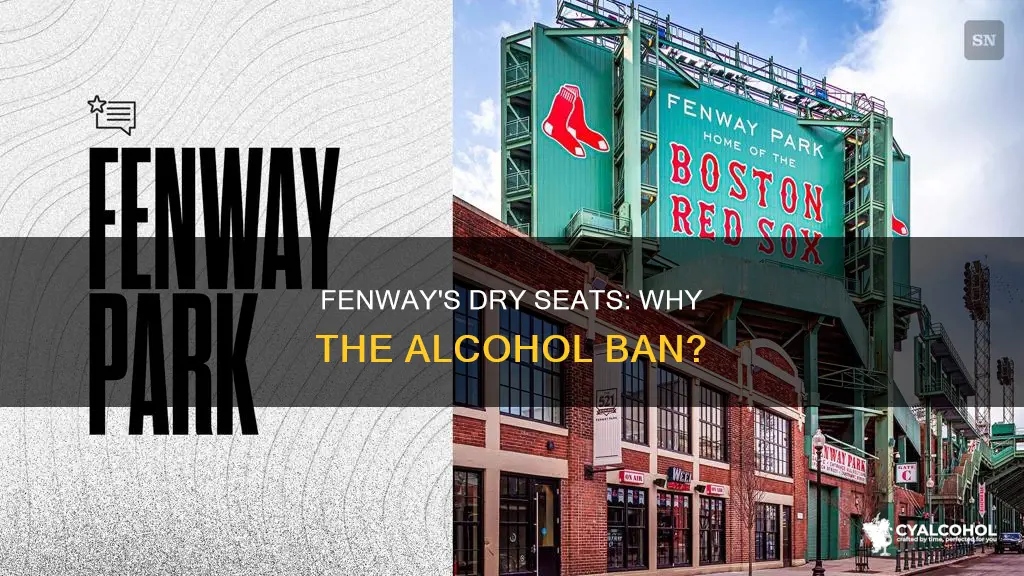 why are some seats no alcohol permitted at fenway