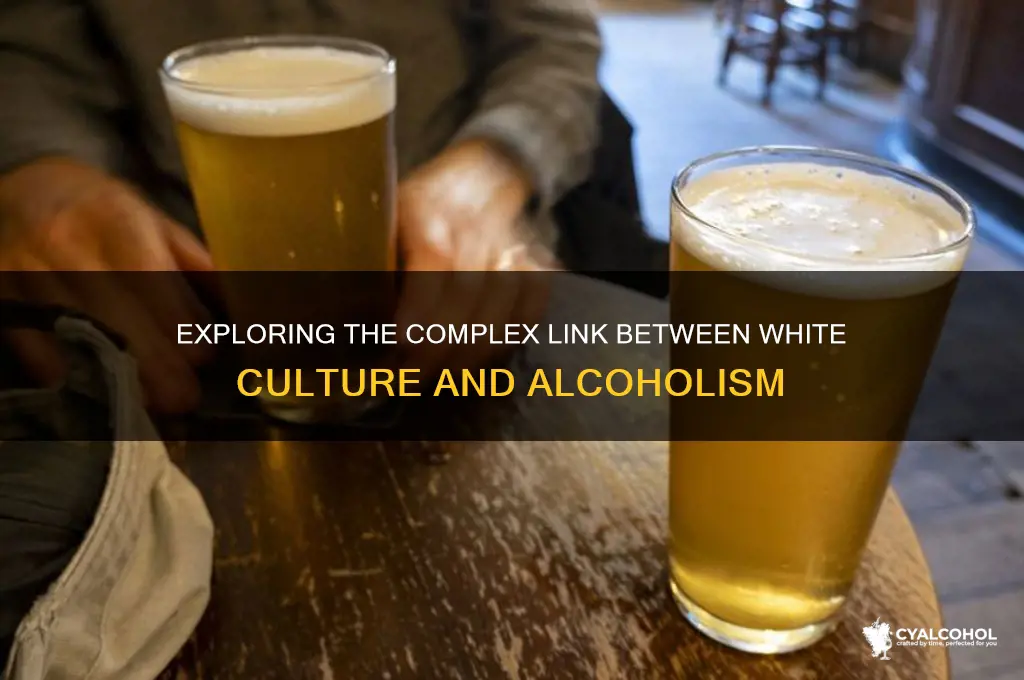 why are white people so prone to alcoholism