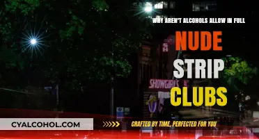 Strip Clubs: Nudity and Alcohol Don't Mix