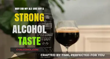 How Ale's Strong Alcohol Taste Explained