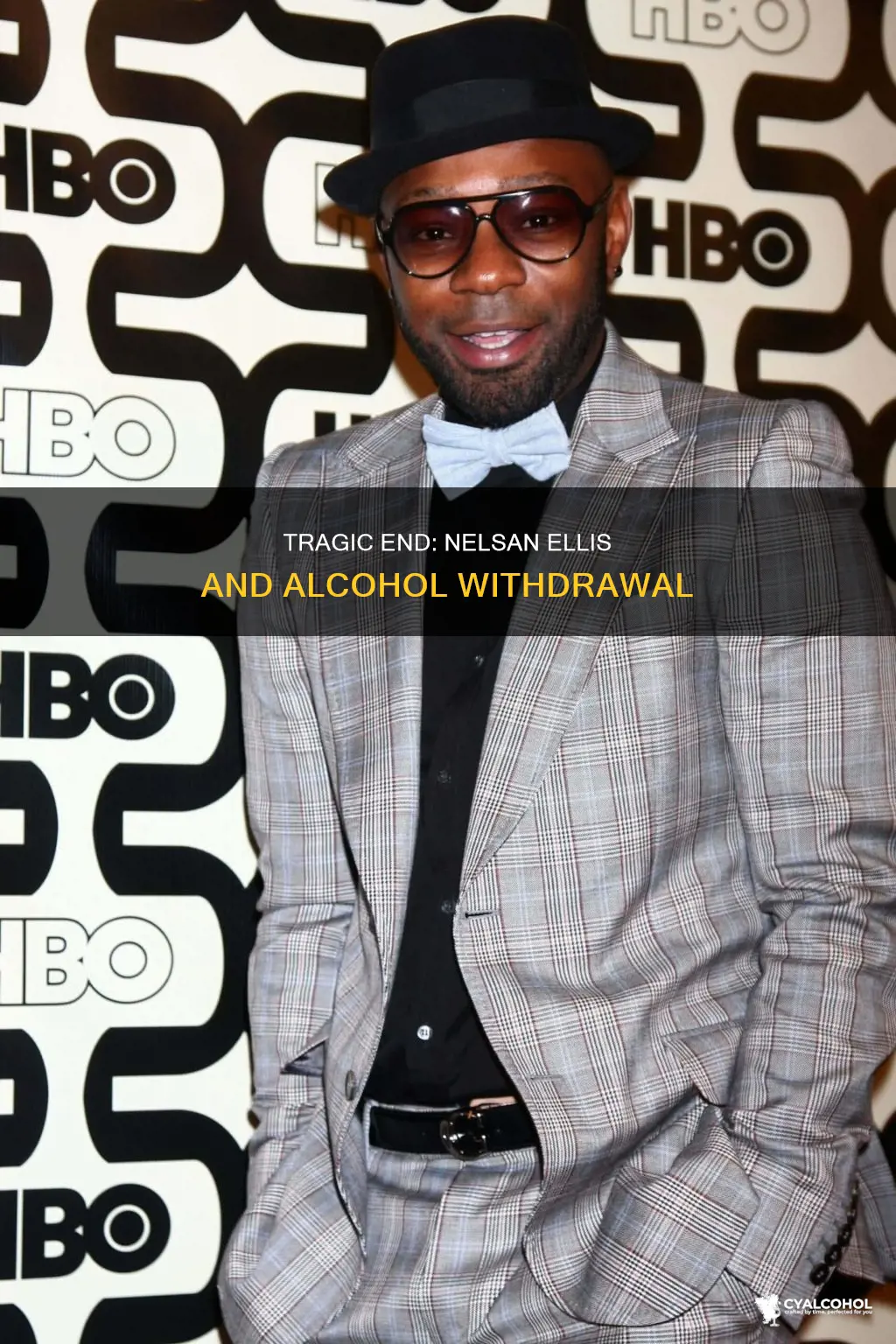 why did nelsan ellis try to quit alcohol cold turkey