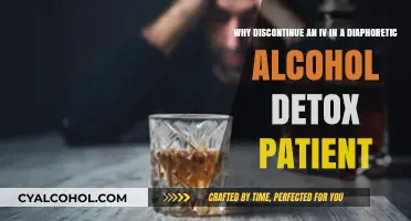 Alcohol Detox: IV Discontinuation in Diaphoretic Patients