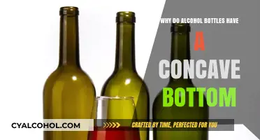 Why Alcohol Bottles Have a Concave Bottom: The Science Explained