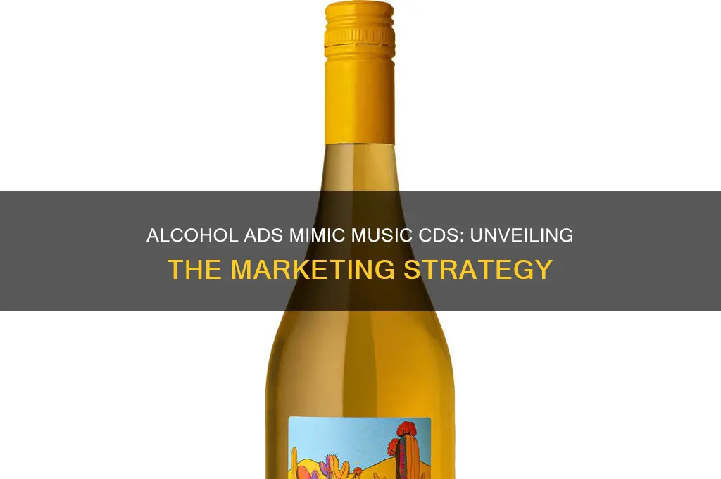 why do alcohol companies advertise as music cds