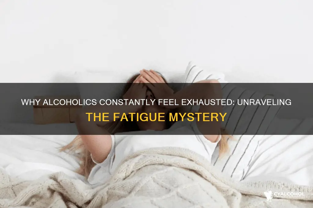 why do alcoholics feel tired all the time