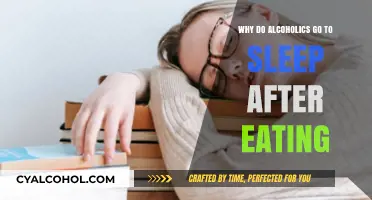 Alcohol and Post-Meal Sleep: Understanding the Link in Alcoholism