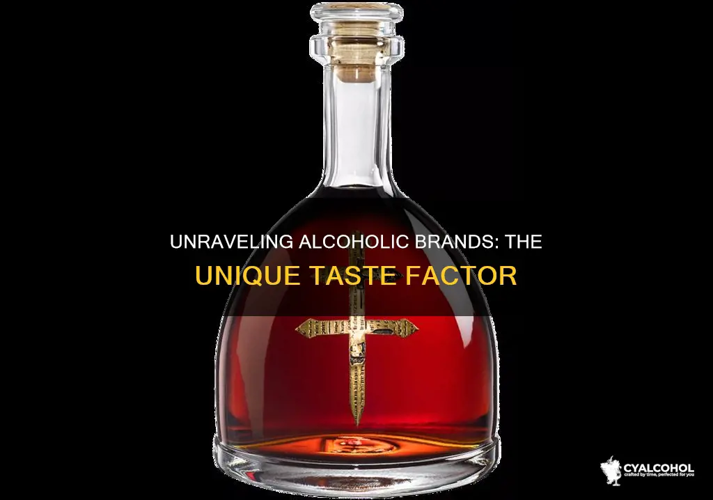 why do brands of the same alcohol taste different