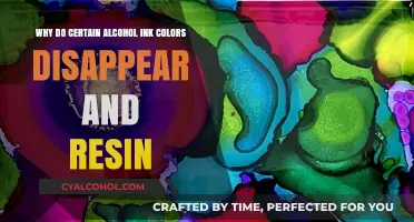 Alcohol Ink and Resin: Why Do Colors Disappear?